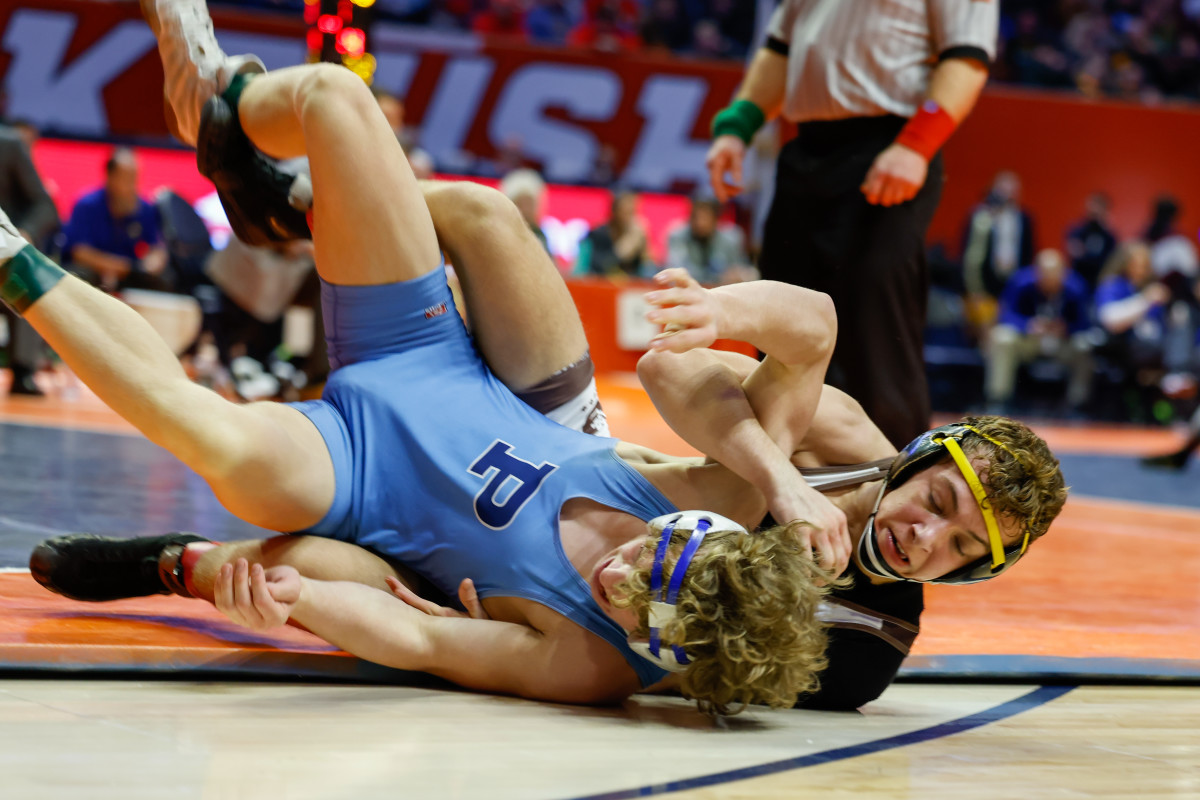 Illinois state wrestling championships February 18 2023 Nate Latsch 15423